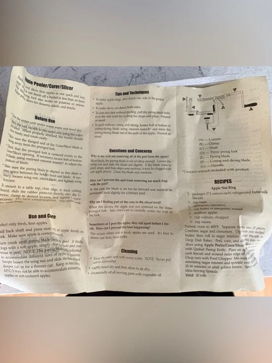 The Pampered Chef Apple Peeler/Corer/Slicer - New - Picture 3 of 4